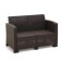 Sofa Garden Bore 2-Local 104 x 66 x 76 cm , wenge