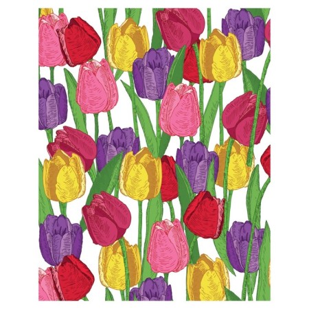 Pillow Glass "Glade Tulips, decorative, size 16x45 cm-1