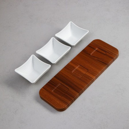 Dish "orchid", porcelain, Iran-3