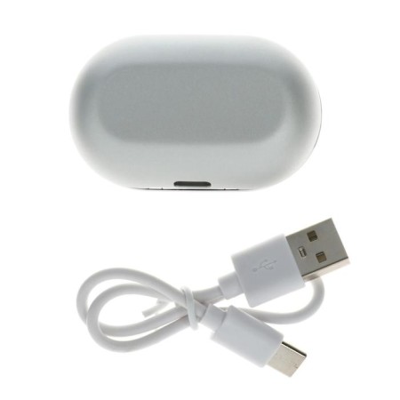Headphones AcCESSTYLE GRADUS TWS, wireless, vacuum, microphone, BT 5.1, 50/350 mAh, white-4