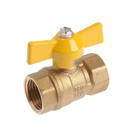 Ball gas "Optima" gas, internal/internal thread 1/2 ", butterfly