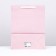 Laminated pink package, l 31 × 40 × 14 cm