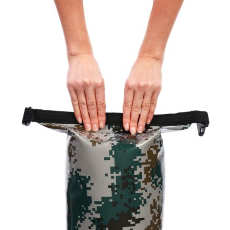 Yugana hairshome, PVC, waterproof 15 liters, one belt, camouflage-10
