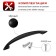 Slovka-slop tundra Standart, m/o 128 mm, black color