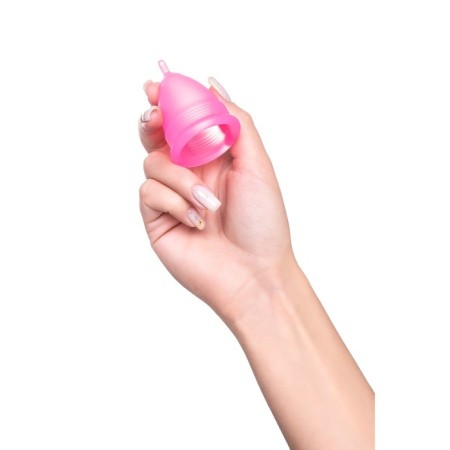 Hygienic menstrual bowl Eromantica, silicone, purple color, s-2