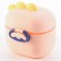 Container for storage of baby food, 400 ml., Pink color