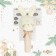 Toy - New Year's Bunny squeak, beige color