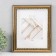 Photo frame Plastic "Mira" 20x25 cm, gold (plastic screen)