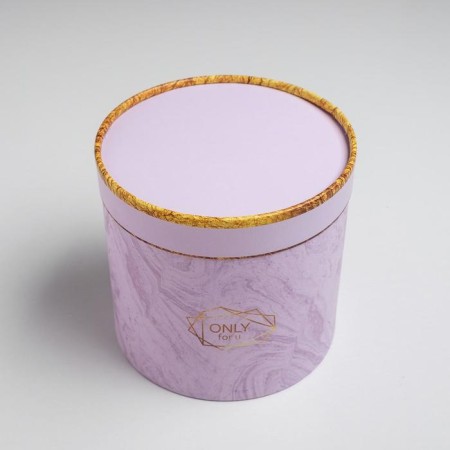 A set of boxes of thin cardboard 3 in 1, gift packaging, “marble”, 12 x 12 - 18 x 18 cm-7