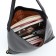 Women's bag-bag with lightning, gray/black color