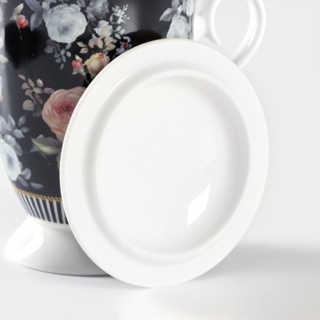Ceramic mug with sieve "Cobalt", 300 ml-4