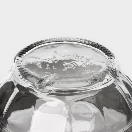 Set of glass drinking "Nero", 7 items: Capherine 500 ml, piles 50 ml, silver color-4