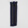 Metal zipper, No. 5, non-proceeding, automatic lock, 18 cm, dark blue color/antique
