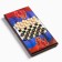 Wooden backgammon large, board game "Bear", 50 x 50 cm