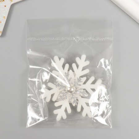 Decor for creativity "Snowflake" 6.5 × 6.5 cm-3