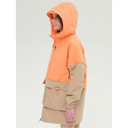 Vetrovka for girls, height 128 cm, orange color-2