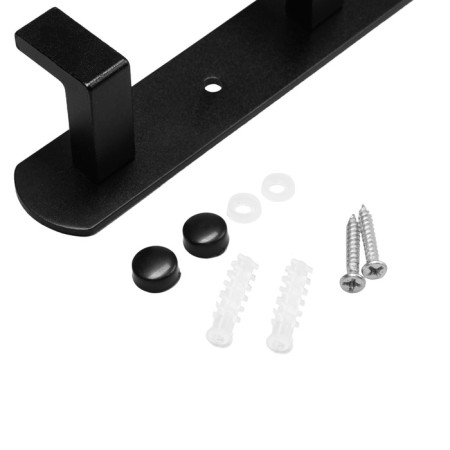 Hangers with five hooks Cappio VC104, black color-3