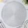 Set of serving napkins on the table "straw", d = 38 cm, 4 pcs, silver color