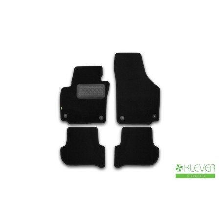 Raps in the cabin Klever Standard Skoda Yeti 2009-2016, cross., 4 pcs. (textile)