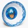 A set of ceramic dishes, 3 objects: plate Ø 16.5 cm, bowl Ø 14 cm, mug 200 ml, Avengers, Marvel