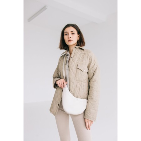 Baget bag on magnet, beige color-6