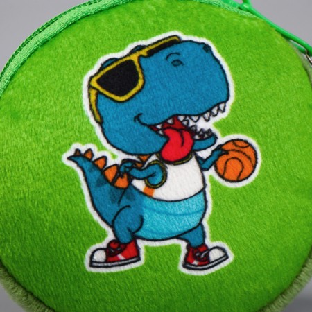 A children's wallet for a boy in a dinosaurus showbox, plush, color mix-4