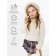 Свитер для девочки Amarobaby Knit Wear, рост 140 см, цвет белый