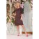 Women's dress, size 50, brown color