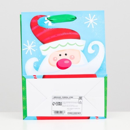 Laminated packet "Santa Claus-red nose" 18 x 23 x 10-1