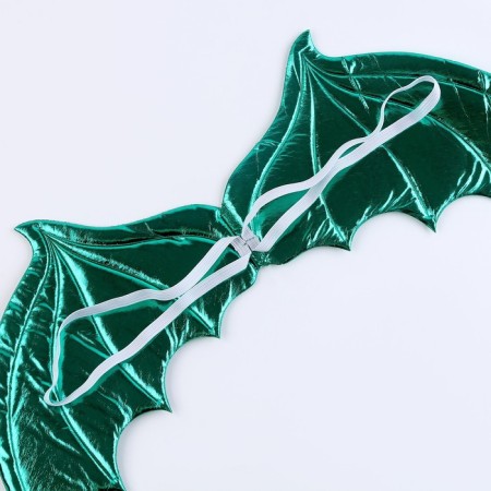 Carnival set "Winter Dragon", green color: wings, skirt and rim-10