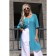 Cardigan female, size 44, blue color