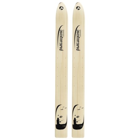 Wooden skis "Rybat", 120 cm-2