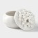 Ceramic Bank for spices "Flowers", 180 ml, white color