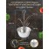 Christmas tree-shampoo for a tandoor, bowl D-20 cm, Christmas tree d-19 cm, h-38 cm, spike length 13 cm