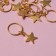 Hair piercing "Star", 2.8 × 1.3 cm, 10 pcs, golden color