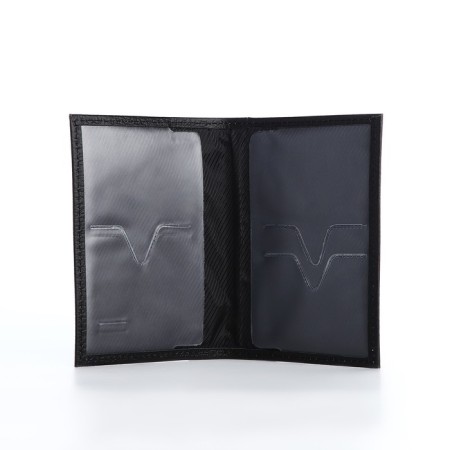 Cover for passport, black color-5