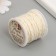 Knitting cord 100% juts "bleached" 3 m 4.7x4.7x4.2 cm