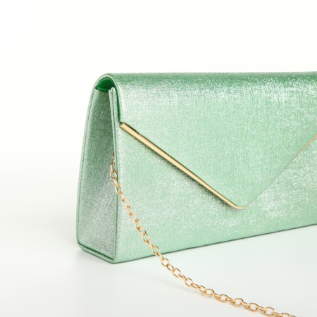 Female bag on a magnet, green color-3