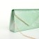 Female bag on a magnet, green color