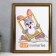 Photo frame plastic 30x40 cm gold (796)