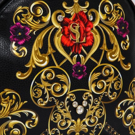 Open -leather backpack, 24 cm x 8 cm x 36 cm "beauty", Mickey Mouse-1