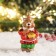 Christmas decoration "Bear with honey" 12 cm, mix