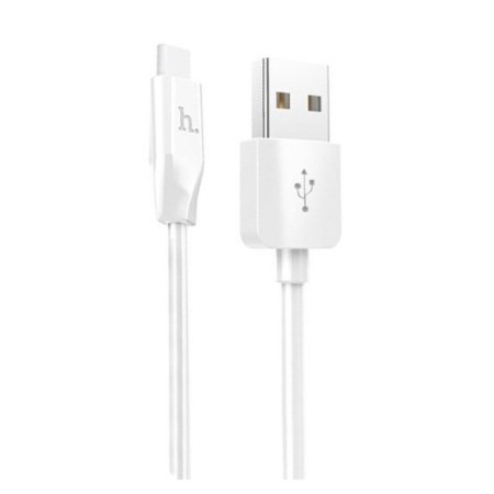 Hoco X1, Type -C - USB, 3 A, 1 m, white cable-1