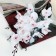 Artificial flowers "Orchid Falenopsis" 8x80 cm, white