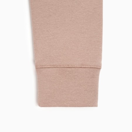 Women's thermal underwear (longshit, leggings) minku beige color, river 48-17