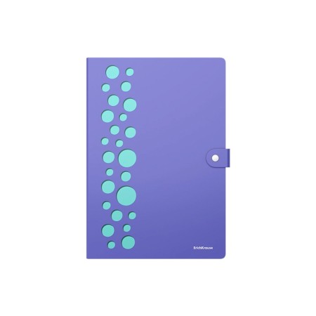 The Carthetele folder on the A4 button, Erichkrause "Diagonal Pastel", with 4 departments, plastic, mix-3
