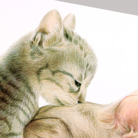 Stick 3D interior cats 30*30cm-1