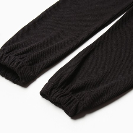 Pants for girls, black color, height 146 cm-2