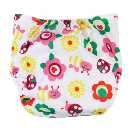 Reusable diaper + 1 insert in the kit "Butterflies"-4