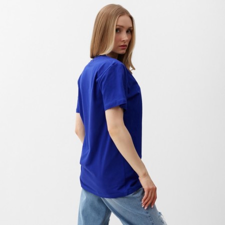 T -shirt female, blue color, size 54-1